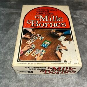 Parker Brothers Mille Bornes, Vintage French Card Game,  1971, *Complete*